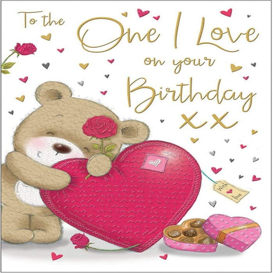 Birthday Card for One I Love | Regal Publishing     -   red|brown|beige    -    9  x  6 inches