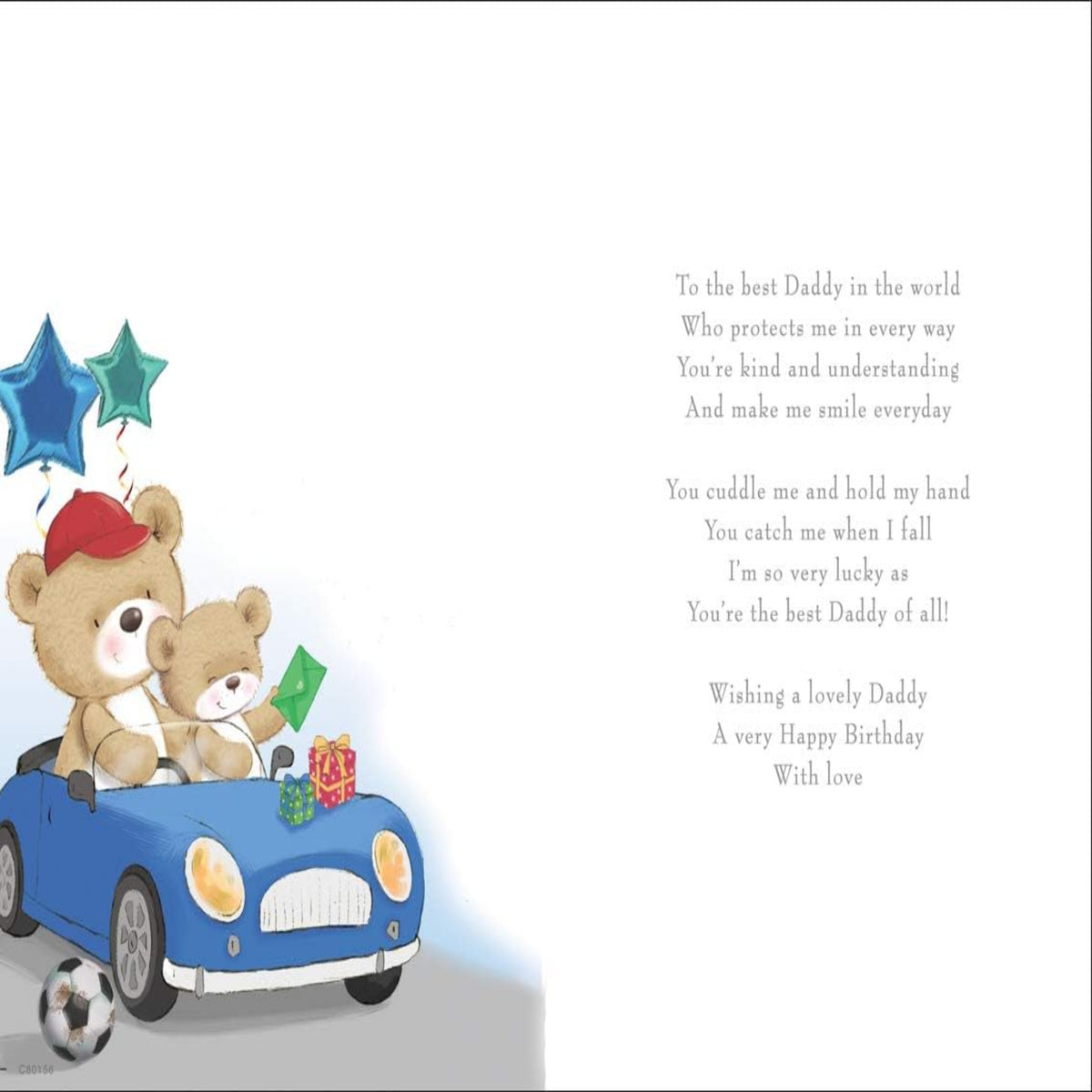 Birthday Card for Daddy   -   Regal Publishing   -   9   x   6  inches
