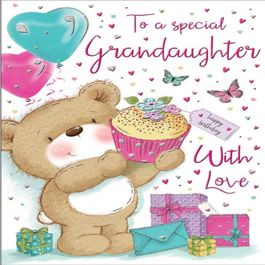 Birthday Card for Granddaughter   -   Regal Publishing   -  9 x 6 inches