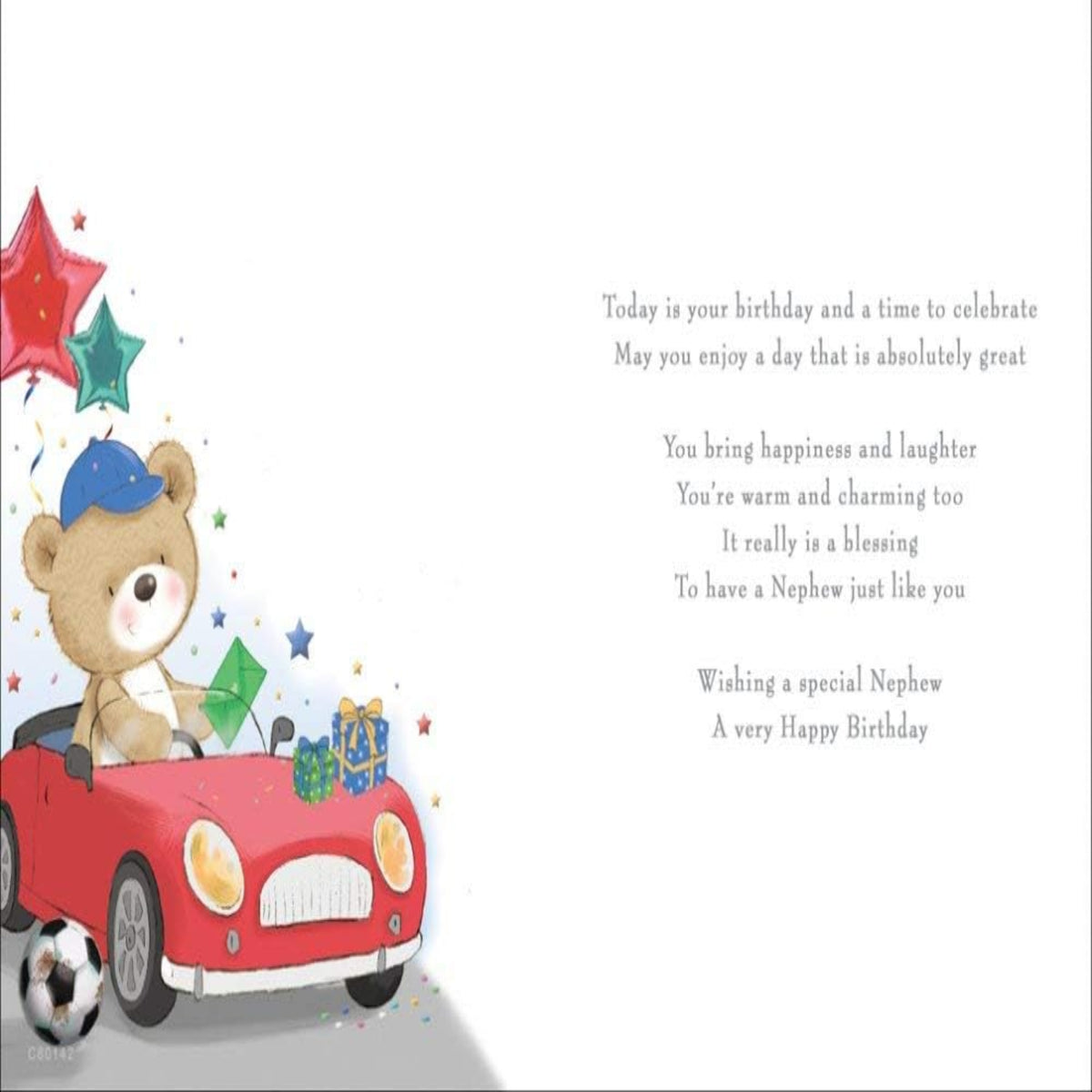 Birthday Card for Nephew | Regal Publishing Card  -   8  x  6 inches