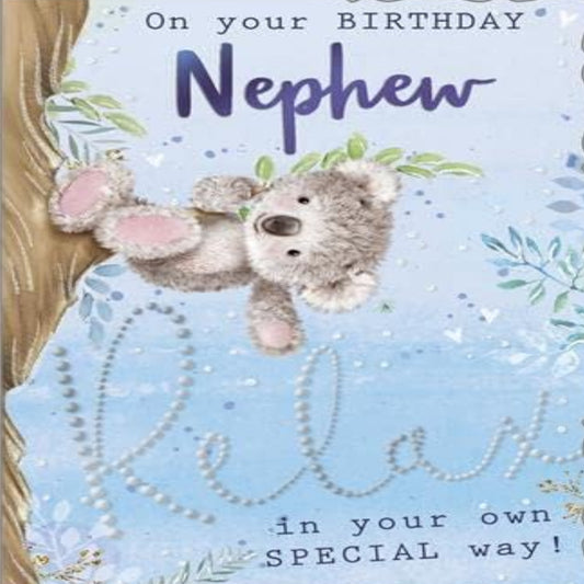 Birthday Card for Nephew   –   Relax on Your Special Day