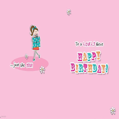 Birthday Card for Niece   –   Regal Publishing Greeting Card  -   8  x  6 inches