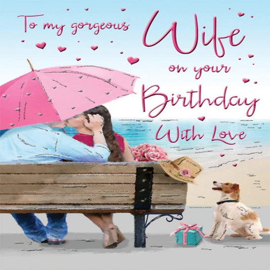Birthday Card for Wife  -  Regal Publishing  -    9 x 6 inches