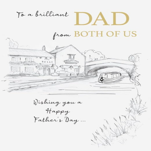 Brilliant Dad Father’s Day Card From Both of Us  -   Regal Publishing  -   9  x  6 inches