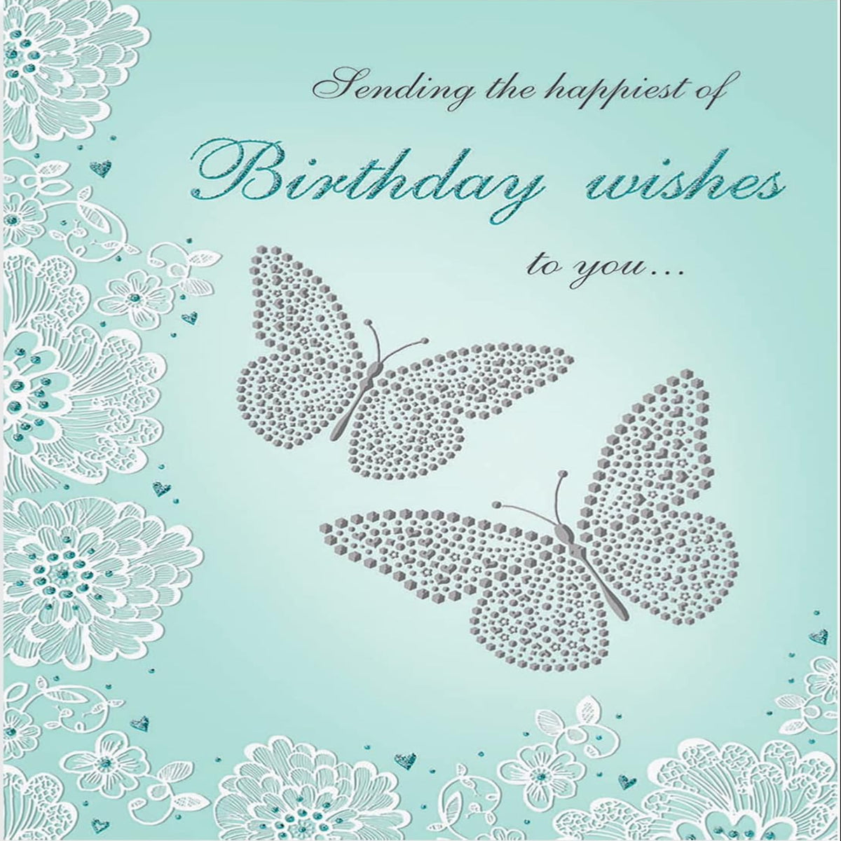 Butterfly Birthday Card   -   Regal Publishing   -   8 x 6 inches