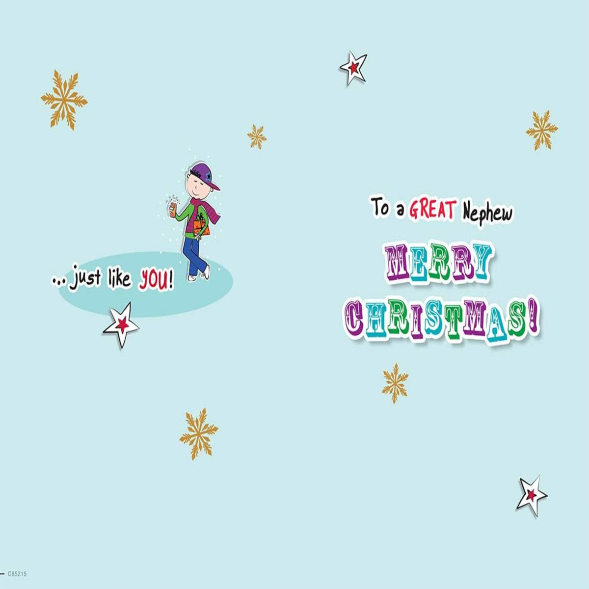 Christmas Card for Nephew | Regal Publishing   -   9   x   6 inches
