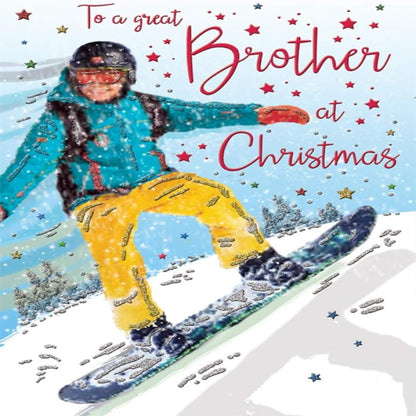 Christmas Card for Brother   -   Regal Publishing    -   9   x   6  inches