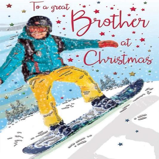 Christmas Card for Brother   -   Regal Publishing    -   9   x   6  inches