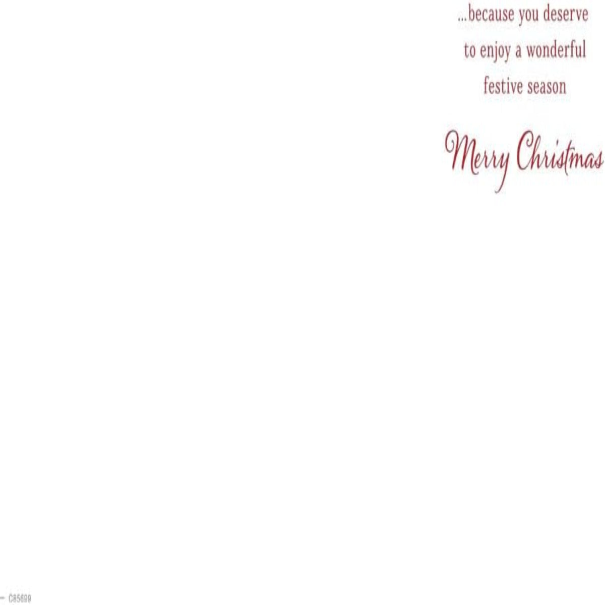 Christmas Card for Daughter & Son-in-Law | Festive Family Greeting Card   -  Regal Publishing   -  9 x 6 inches