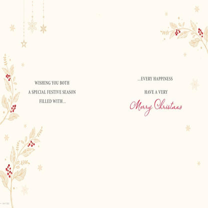 Christmas Card for Niece & Husband   –   Piccadilly Greetings   -   9  x  6 inches