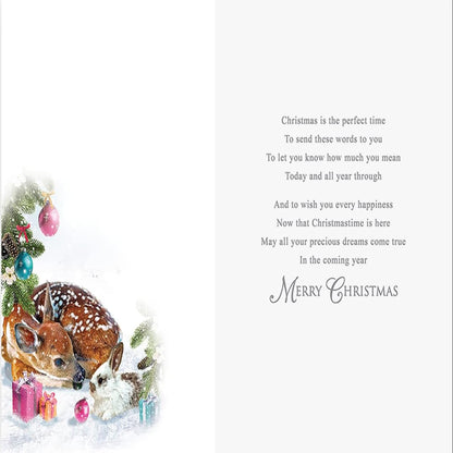 Christmas Card for Someone Like a Daughter  -   Regal Publishing   -  9  x  6  inches