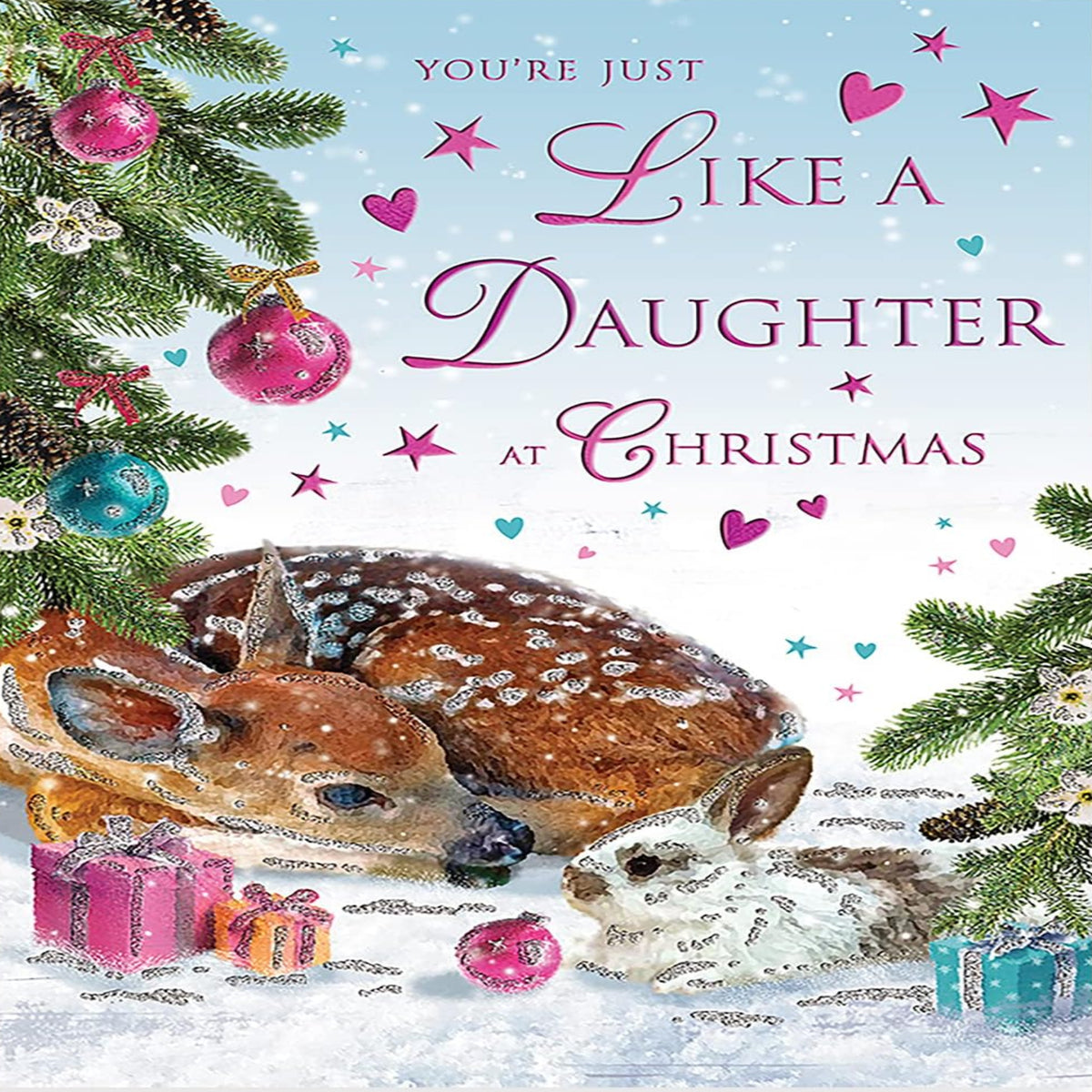 Christmas Card for Someone Like a Daughter  -   Regal Publishing   -  9  x  6  inches