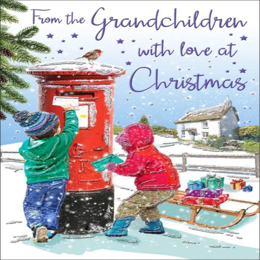 Christmas Card from Grandchildren   -  Regal Publishing  -  9 x 6 inches