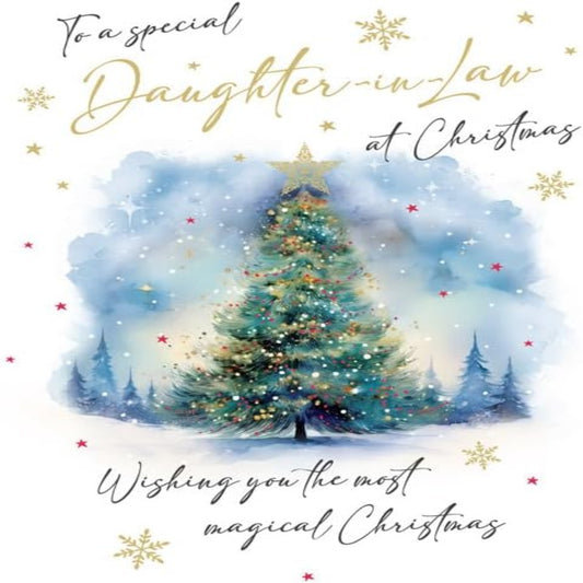 Regal Publishing Special Daughter in Law Christmas Card - 9 x 6 inches