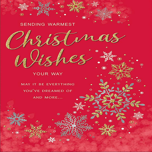 Christmas Greeting Card | Open Design | Regal Publishing  -  9 x 6 inches