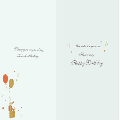 Classic Birthday Card  -  Regal Publishing   -    9  x  6 inches