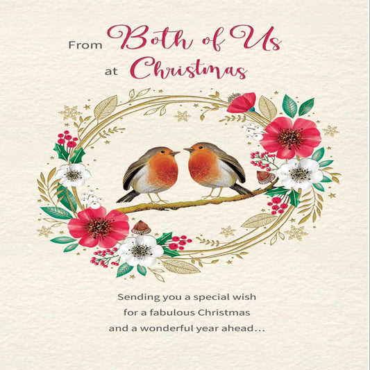 Classic Christmas Card From Both of Us | Regal Publishing  -  9 x 6 inches