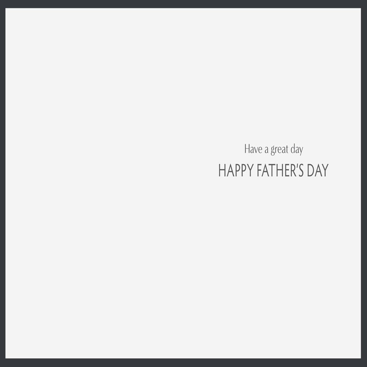 Classic Happy Father’s Day Card    –   Piccadilly Greetings   -   8   x   6  inches