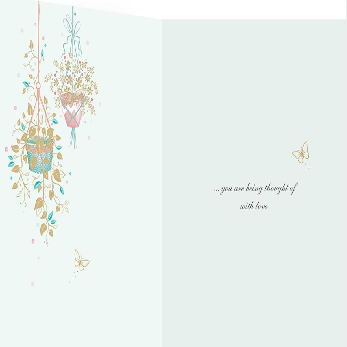 Classic Thinking of You Card   -    Regal Publishing   -   9   x  6 inches