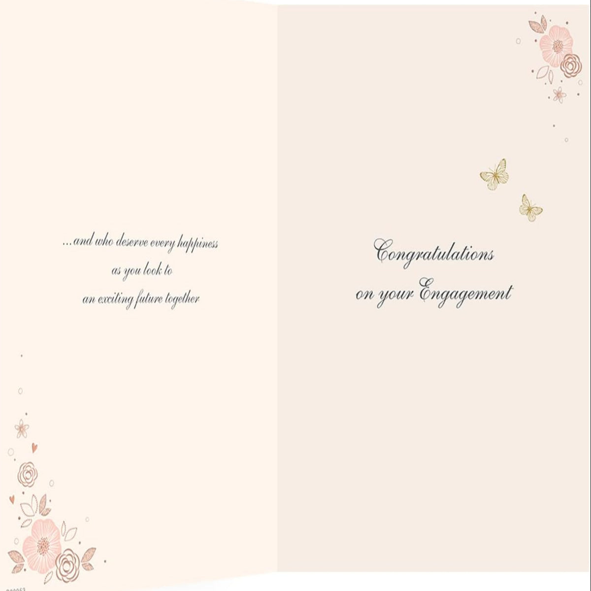 Classic Wedding Engagement Card | Regal Publishing   -   9  x  6 inches