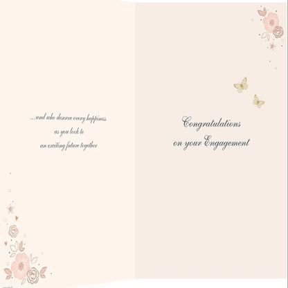 Classic Wedding Engagement Card | Regal Publishing   -   9  x  6 inches