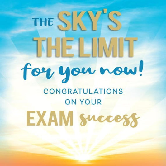 Congratulations on Your Exam Success Card | Regal Publishing   -   8  x  6 inches