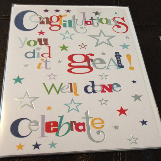 Congratulations Greeting Card   –   Simon Elvin
