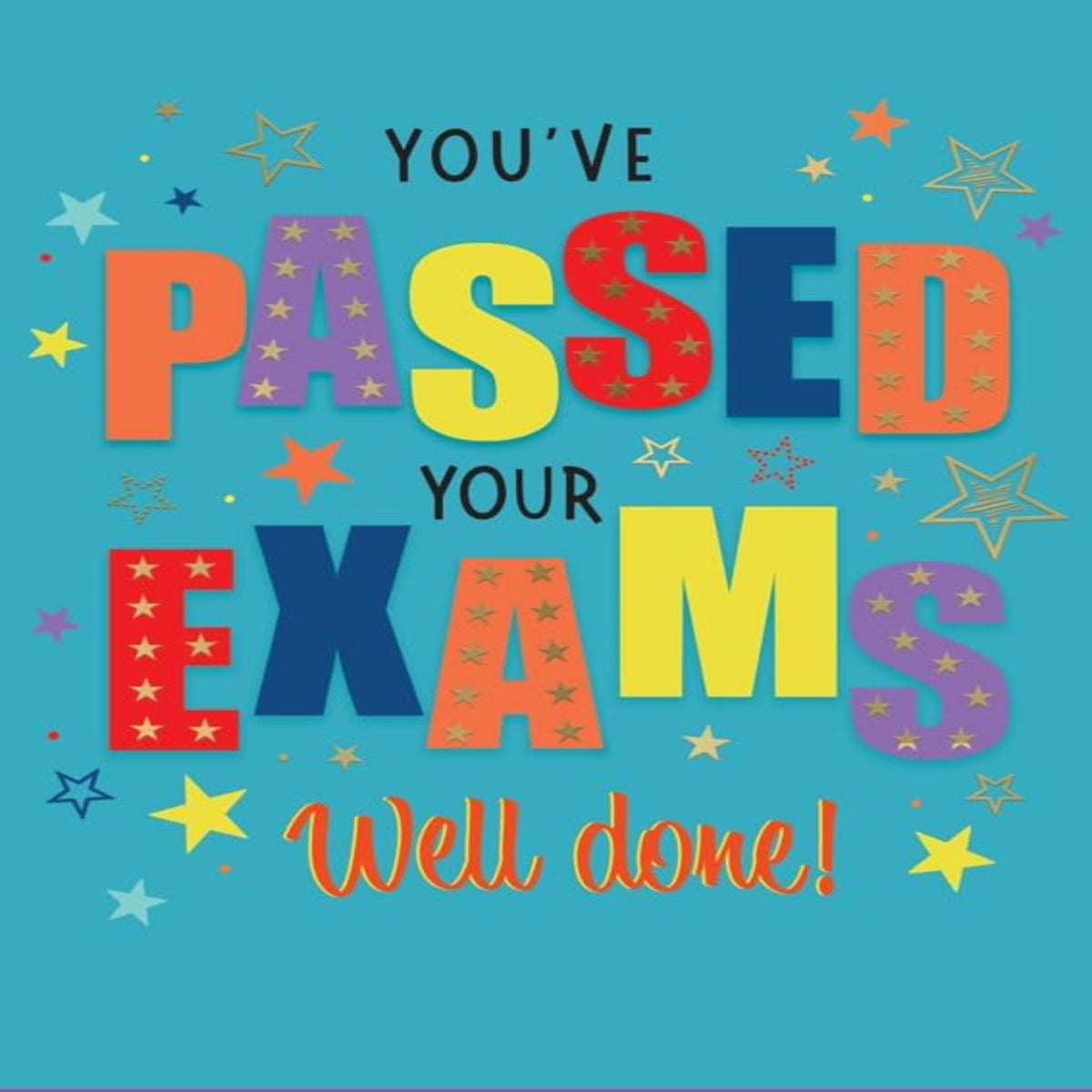 Congratulations on Passing Your Exams Card | Exam Success Greeting Card    -    Piccadilly Greetings    -    8 x 6 inches