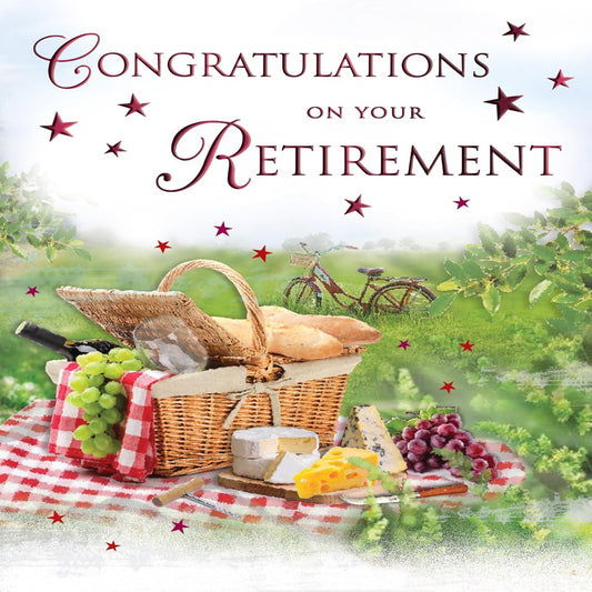 Congratulations on Your Retirement Card | Regal Publishing  -  8 x 6 inches