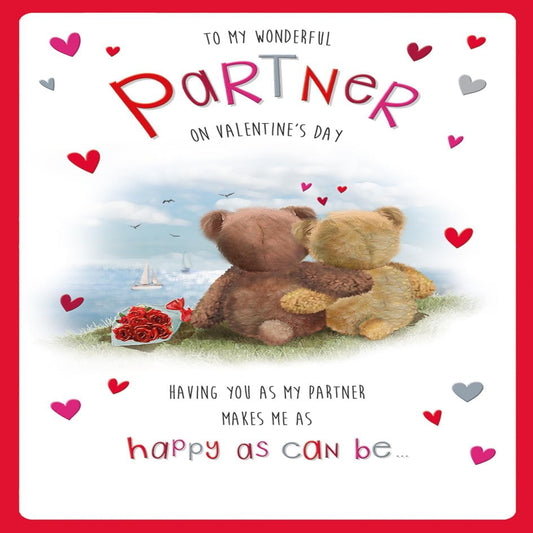 Cute Valentine's Day Card for Wonderful Partner  -   Regal Publishing  -  9 x 6 inches