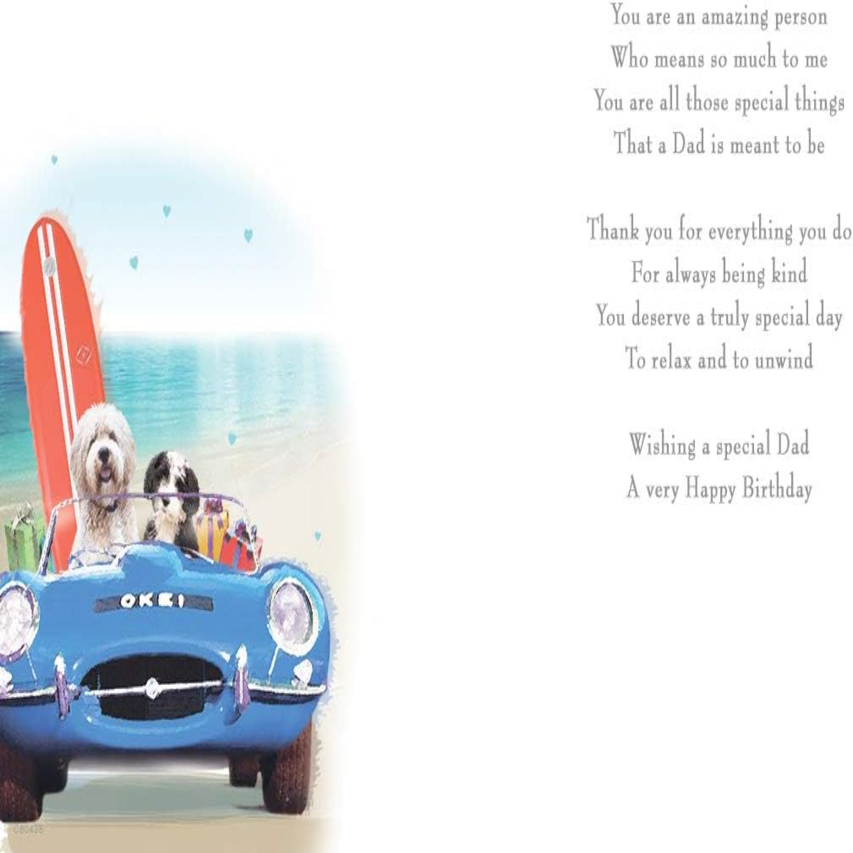 Dad Birthday Card    -  Regal Publishing  -   9 x 6 inches