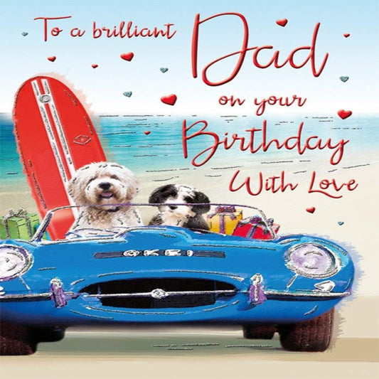 Dad Birthday Card    -  Regal Publishing  -   9 x 6 inches