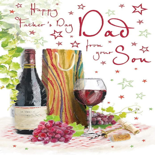 Dad Father’s Day Card from Son   -  Regal Publishing   -  9 x 6 inches