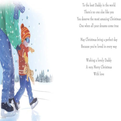 Daddy Christmas Card   –   Festive Card   -   Regal Publishing  -   8   x  6 inches