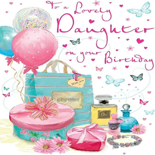 Daughter Birthday Card   -  Regal Publishing  -   9  x  6  inches