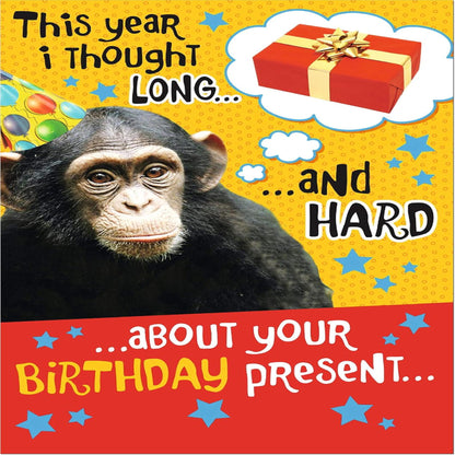Doodlecards Funny Birthday Card for Him – Humorous Male Birthday Card  -  Medium  -  210  x  290 mm