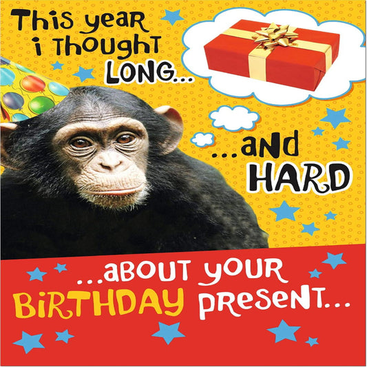 Doodlecards Funny Birthday Card for Him – Humorous Male Birthday Card  -  Medium  -  210  x  290 mm