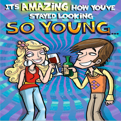 Doodlecards Funny Birthday Card for Men & Women | Humorous Medium  -  210  x  290 mm