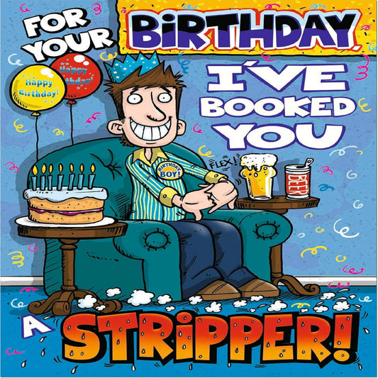 Doodlecards Funny Male Birthday Card | Humorous Birthday Card for Him