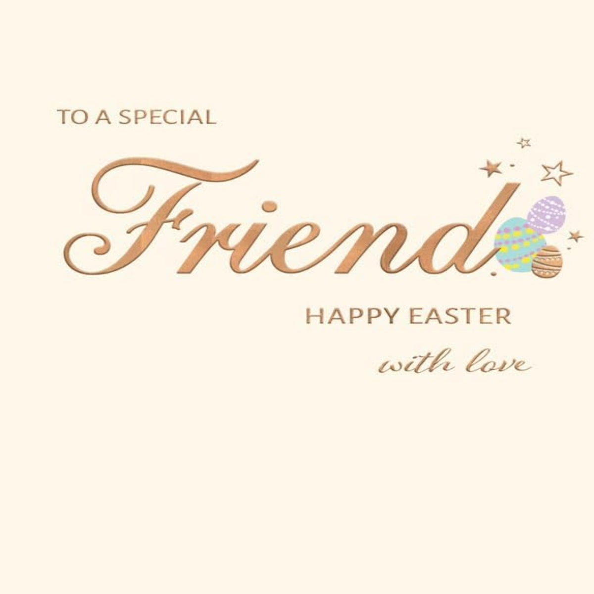 Easter Card for a Special Friend | Avant Garde    -     8 x 6 inches