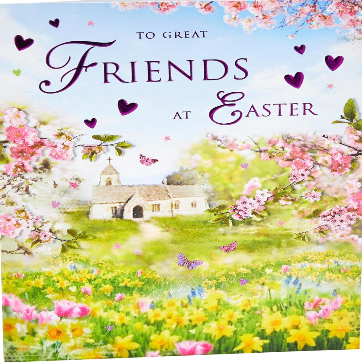 Easter Card for Great Friends   –   Church Design    -   Regal Publishing    -   8 x 6 inches