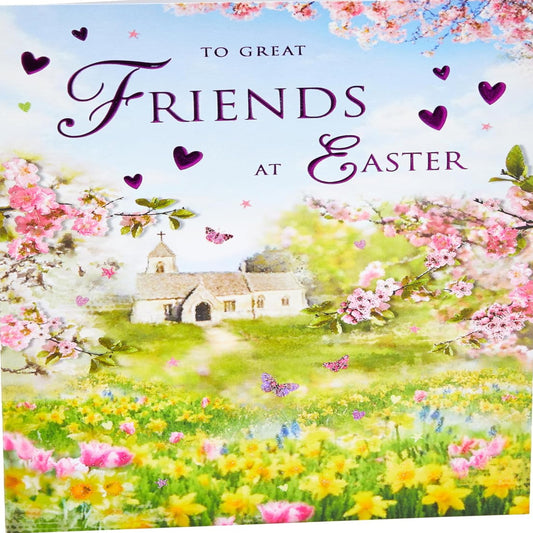 Easter Card for Great Friends   –   Church Design    -   Regal Publishing    -   8 x 6 inches