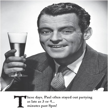 Emotional Rescue Funny Birthday Card for Men | Humorous Male Birthday Card     -    Black & White   -    5  x  7 inches