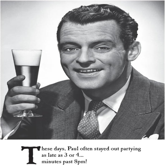 Emotional Rescue Funny Birthday Card for Men | Humorous Male Birthday Card     -    Black & White   -    5  x  7 inches