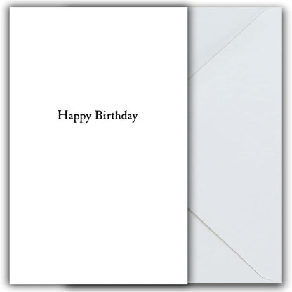 Emotional Rescue Funny Birthday Card for Nephew   –   Two Days Without Internet   -   Black, White & Red