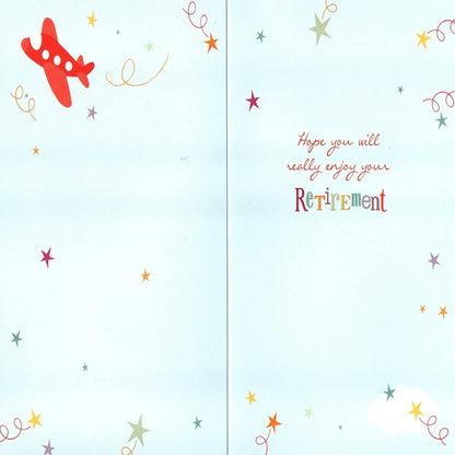Enjoy Your Retirement Greeting Card     -    Clouds    -   133 x 197mm