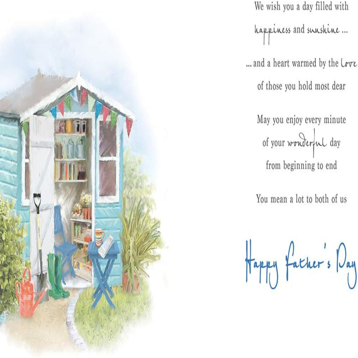 Father's Day Card From Both Of Us | Regal Publishing Greeting Card   -   9 x 6 inches