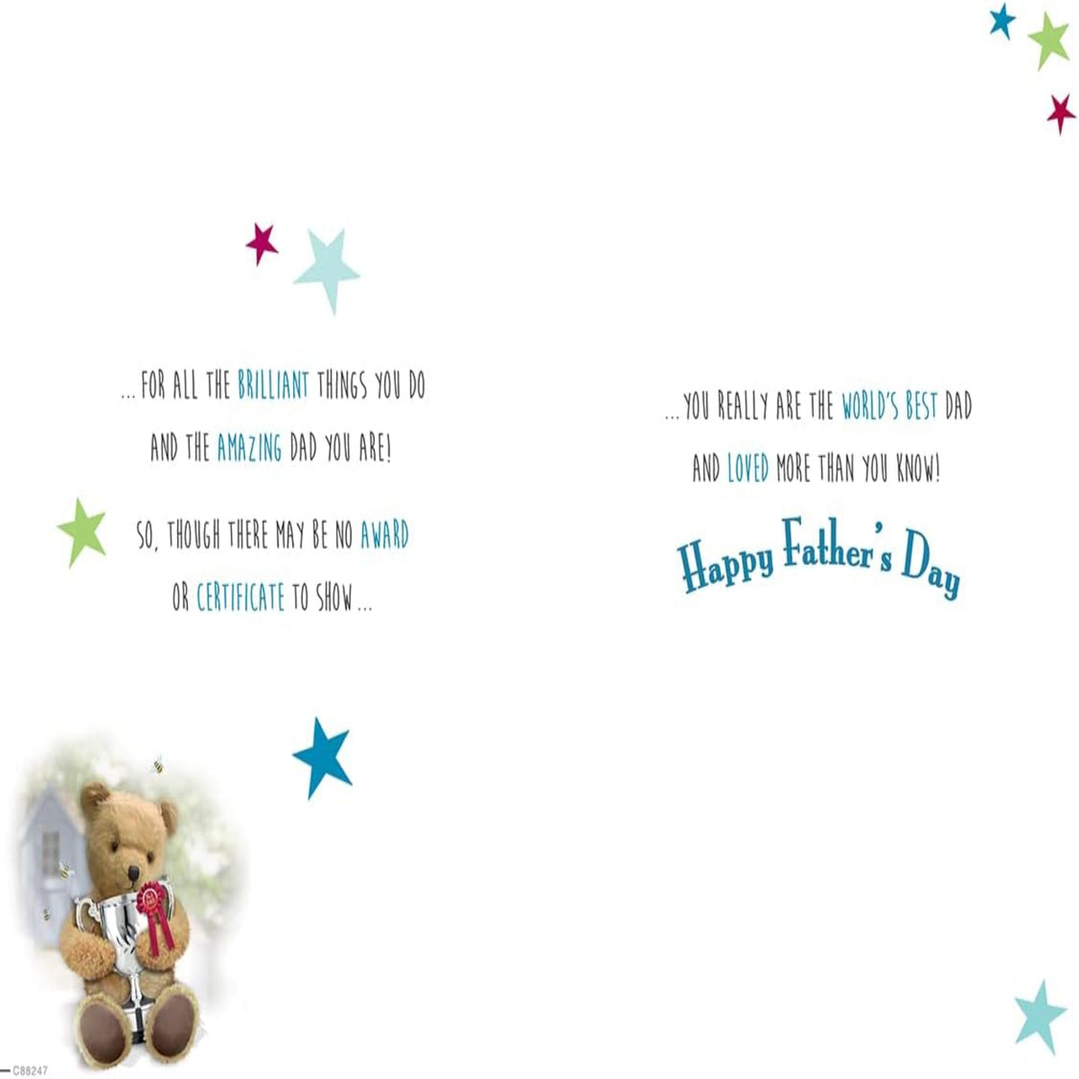 Father's Day Card for Dad | Character Design  -   9  x  6 inches
