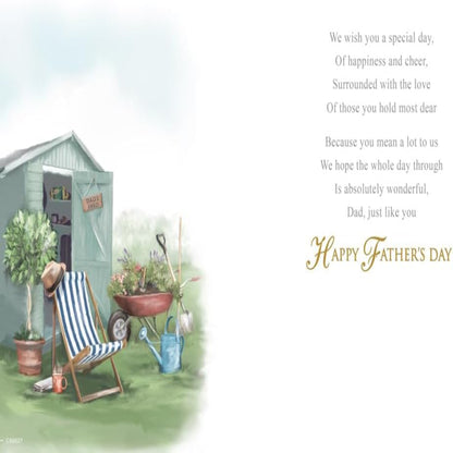 Father's Day Card for Dad From Both of Us  -  Regal Publishing   -   9 x 6 inches