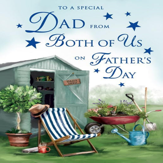 Father's Day Card for Dad From Both of Us  -  Regal Publishing   -   9 x 6 inches